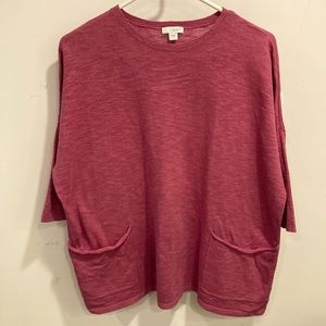 Pure Jill (Jjill) Boxy Drop Shoulder Sweater - image 1